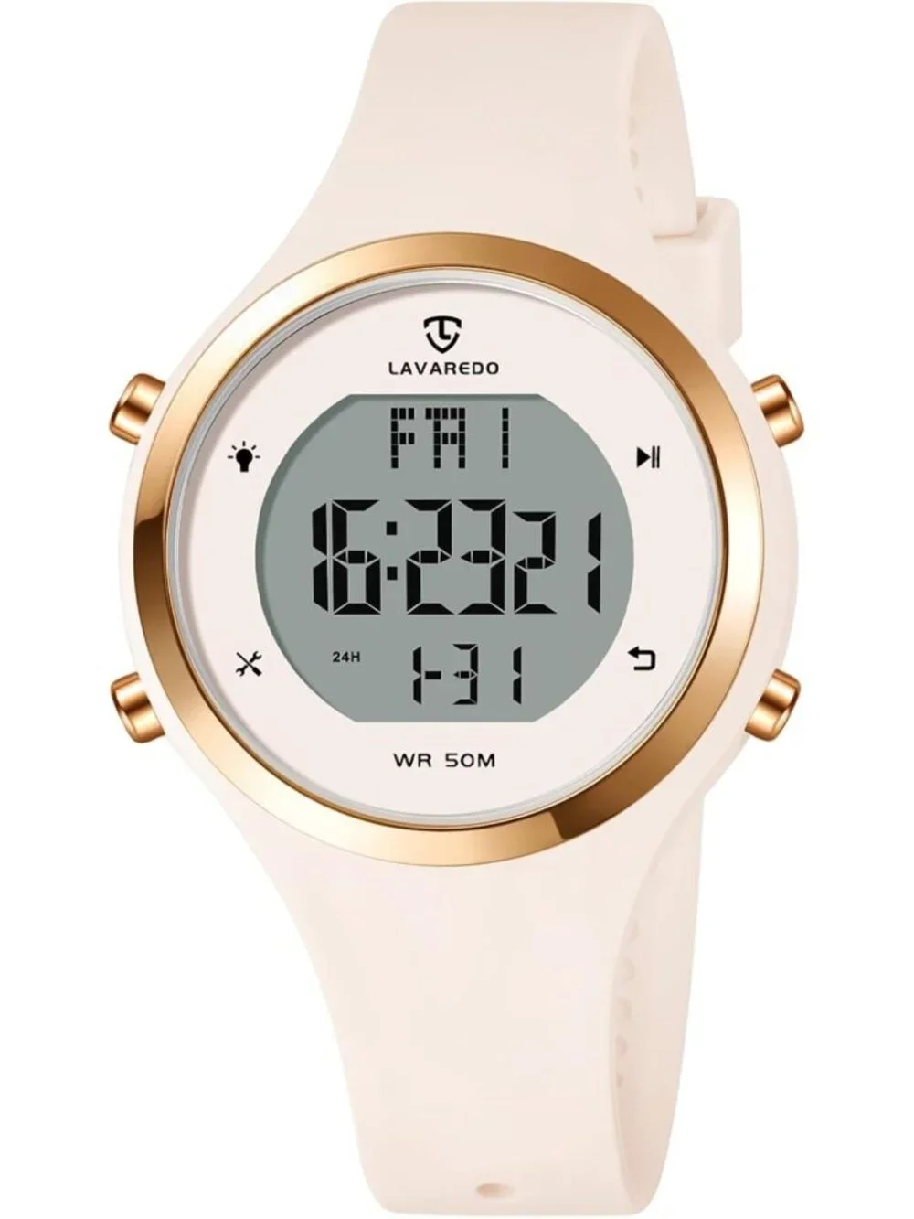 Stylish Digital Sport Watch for Women - Waterproof Chronograph Stopwatch